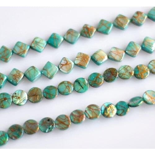 39 cm square round shape mother of pearl strand for jewelry making,shell beads diy material