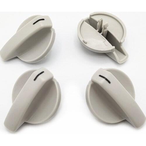 4PCS Gray Rear Reading Lamp Switch Lndoor Ceiling Light Switch Knob For POLO Touran Car Accessories Parts