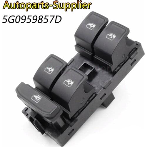 5G0959857D Power Window Switch Control Button For Volkswagen V-W Golf Mk7 Passat B8 Tiguan Touran 2014 2015 2016 2017 2018