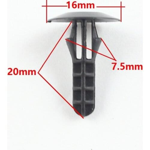 Car Rivet For Honda Nylon Push in Bumper Fastener Rivet Retainer Clips OEM 90108-SW3-003