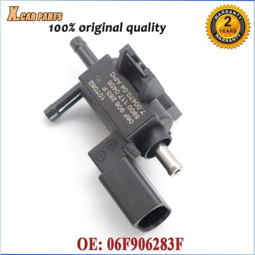 06F906283F Car Turbocharger Boost Pressure Control Solenoid Valve For Audi A3 A4 A5 Q3 Q5 For Volkswagen Be etle CC GTI 2.0T
