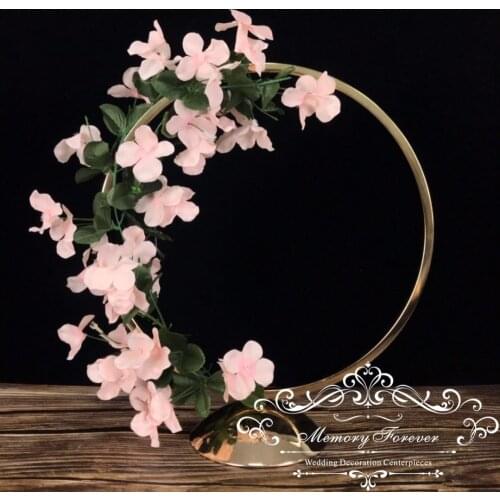 Flower hoop wedding venue decor floral wreath modern wreath wedding hoop flower ring wedding venue decoration