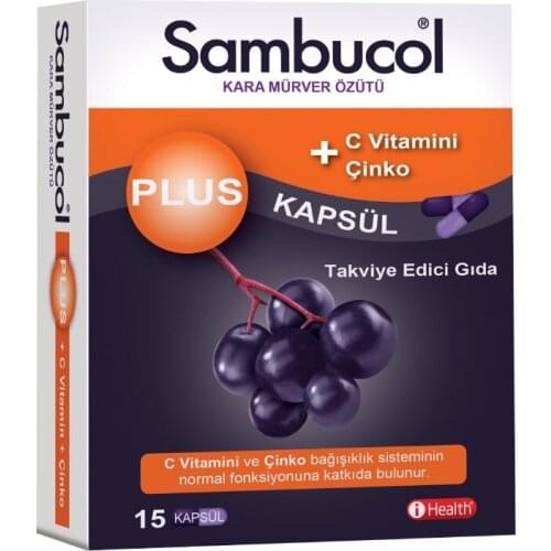 Sambucol Plus Black Elderberry Extract 15 Capsules