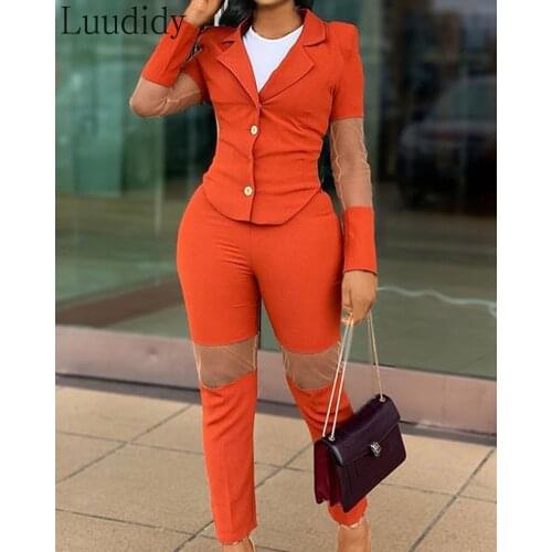 Luudidy Women's Office Trouser Suits