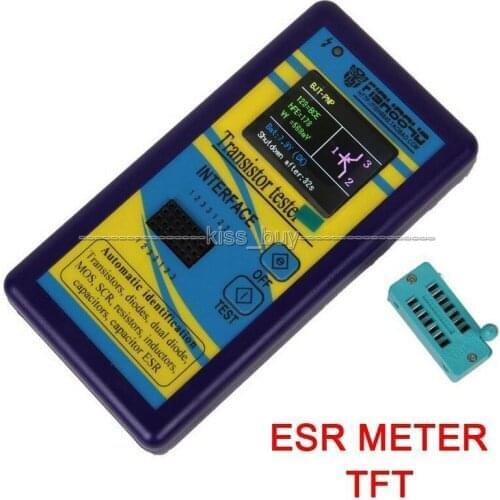 Multi-purpose Transistor Tester Diode Thyristor Capacitance Resistor Inductance MOSFET ESR LCR Meter NPN PNP MOSFET