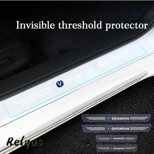 Car Door Sill Stickers Edge Protector Anti Scratch Transparent Film Protection For Changan CS95 CS85 CS75 CS35 Eado Alsvin 7