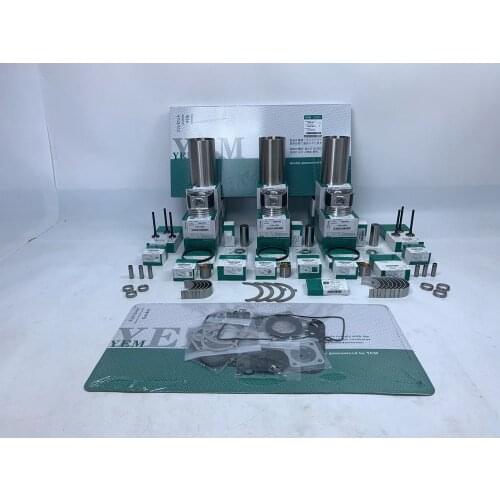 New Aftermaket Engine Part 3TNE88 Repair Kit With Piston Rings Liner Bearing Valves Cylinder Gaskets For Yanmar