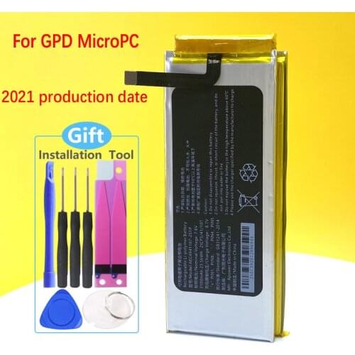 New 3100mAh Tablet PC battery For GPD MicroPC Handheld Gaming Laptop GamePad tablet PC 2ICP5/41/105+home delivery