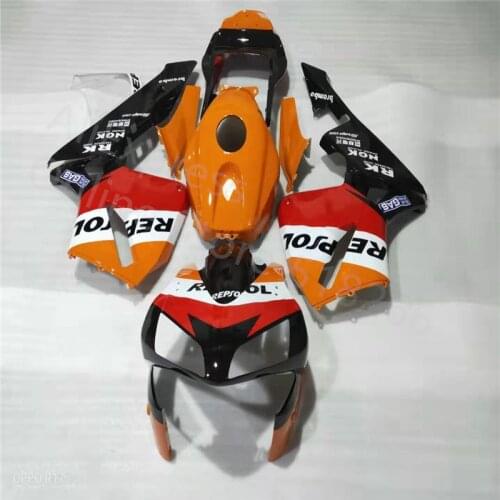 Black red orange white fairing for HONDA CBR600RR 03-04 CBR 600 RR F5 2003 2004 CBR600 2003-2004 ABS Injection fairing