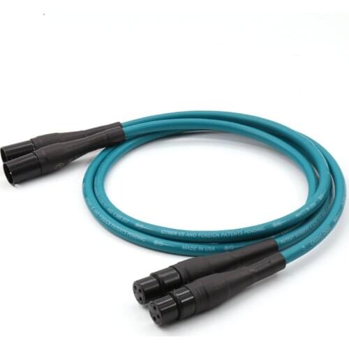 Pair ytercross occ copper XLR Interconnect cable with NEUTRIK Gold plated XLR plug connector