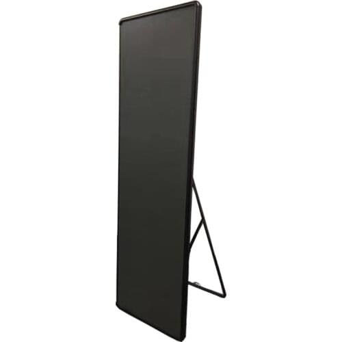 P3 High Resolution Indoor Ultra Thin Digital Advertising Mirror Floor Standing LED Display Video Board LED Poster Display Screen