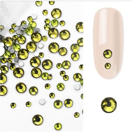 Swarovsky Non Hotfix Rhinestones Shiny Crystal AB Flatback stone SS3-SS30 for Clothes DIY Decoration