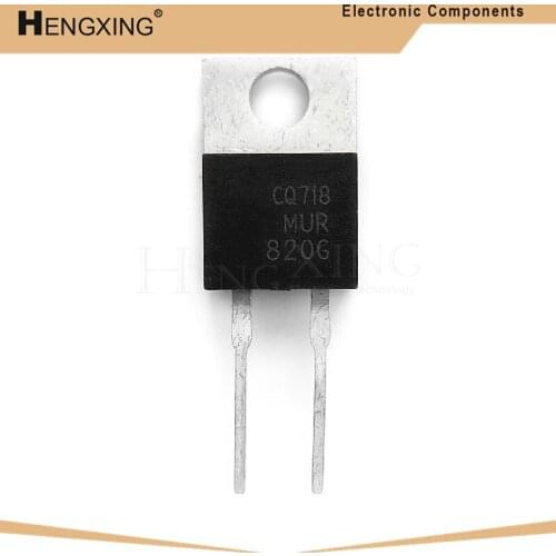 10piece MUR820G MUR820 820G TO-220 8A 200V new original In Stock