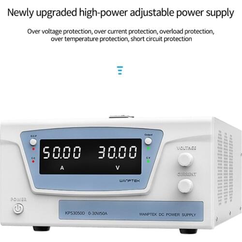 30V 50A 1500W Encoder Adjustment Knob Control DC Power Supply Upgrade Four-digit Digital Stabilizer Laboratory Test KPS3050D