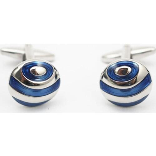 316L Stainless Steel Cufflinks for men fashion knot design top quality T-shirt Round Business cufflinks new&retail