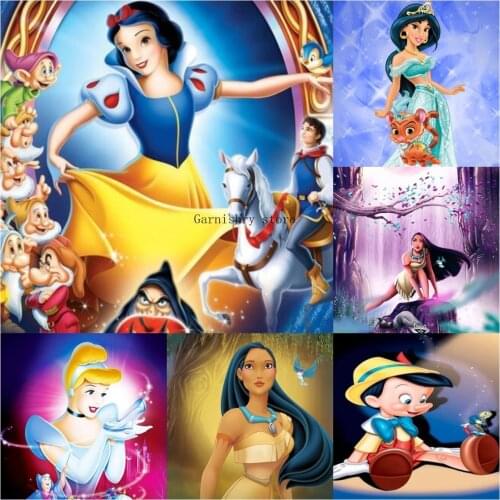 5D Diy Diamond Painting Mosaic Disney Cartoon Characters Diamond Embroidery Full Cross Stitch Kits Home Decor Gift