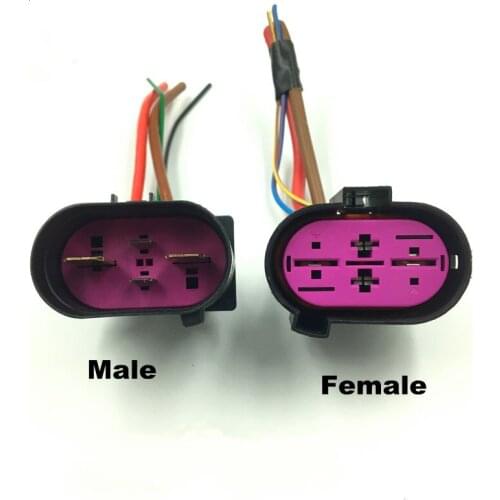 Car electronic fan plug harness for Volkswagen Lavida Golf Passat Audi A4L A6 OEM NO 1J0 906 234 1J0 906 644