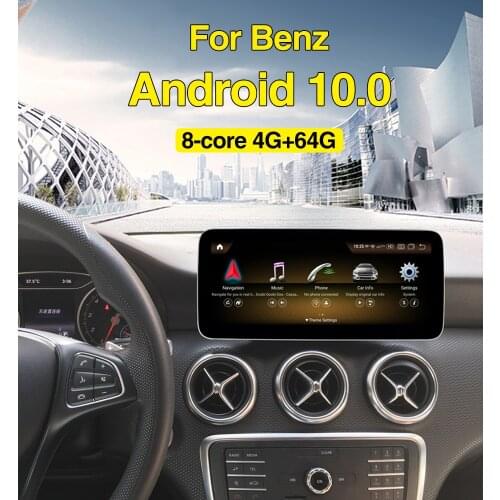 Car Multimedia Qualcomm Android 10.0 8 Core 4G 64G 10.5 Mercedes Benz Class A W17/GLA X156/CLA C117 2013-2018