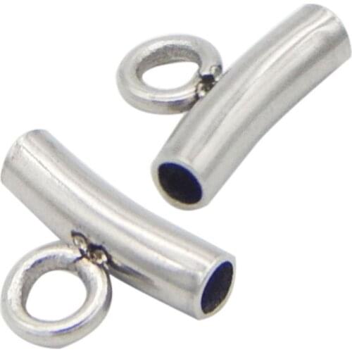 10pcs 7x5mm(1mm hole) Pendant Charm Clip Clasp Bail Beads Hanging Connector Pendants For Necklace Making For Jewelry Making