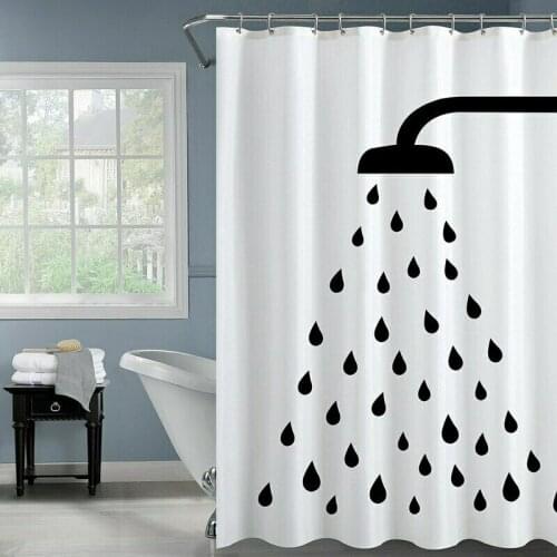 Creative Funny Waterproof Shower Curtain Thicken Fabric Bathroom Bath Decor Unique Design Aesthetics, Atmosphere All Sizes