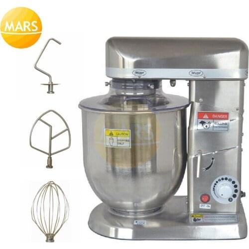 Kitchen Flour Dough Mixer 5/7/10L Commercial Stand Food Mixer Cooking Egg Beater Waffle/Churros Mixer Machine With Dough Hook