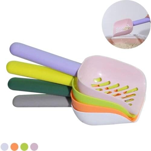 Pet Supplies Indoor Cat Litter Scoop Plastic Durable Dog Poop Cleaner Cat Litter Box Accessories Cat Toilet Supplies Puppy Scoop