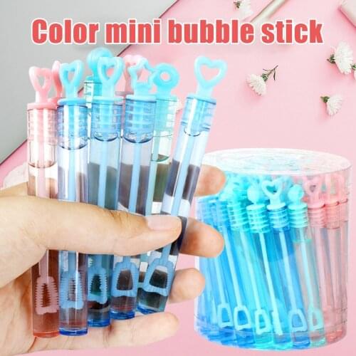 Mini Bubble Wands Stick Portable Kid Toy for Wedding Favor Anniversaries Party Birthday NSV775