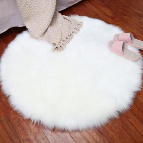 Soft carpet Artificial Sheepskin Rug Chair Cover Bedroom Mat Artificial Wool Warm Hairy Carpet Seat Textil Fur Area Rugs