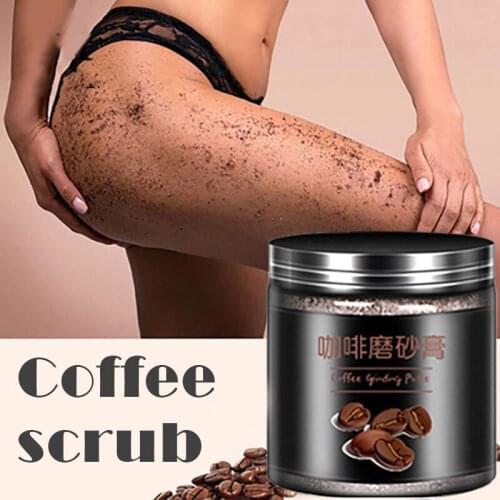 New Caffeine Smooth Coffee Body Scrub with Coffee Dead Sea Salt for Women Body Care SCI88
