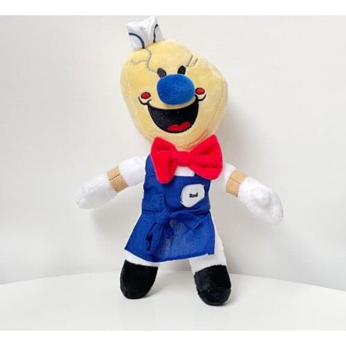 Game Ice Scream 4:Rods Factory Plush Toy Horror Ice Cream Rod Stuffed Toys For Christmas Birthday Gift Plushie 25CM