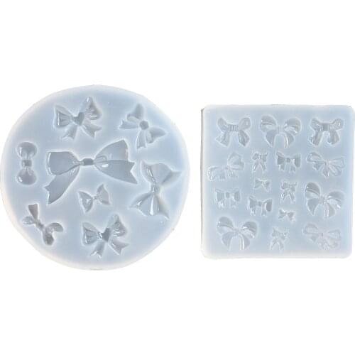 Silicone Mold for jewelry bow charms pendant Resin Silicone Mould handmade tool epoxy resin molds