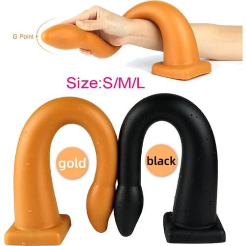 BDSM In-Depth Strapon Silicone Huge Pull Bead Anal Plug Super Long Dildo Plug Big SuckerVaginal stimulation masturbation Sex Toy