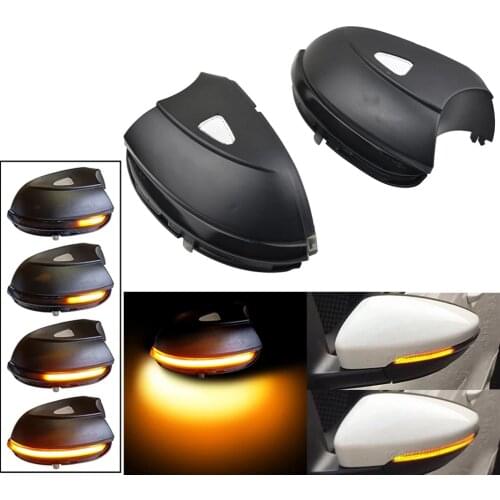For VW Volkswagen Passat CC B7 Beetle Scirocco For Jetta MK6 LED Dynamic Side Mirror Indicator Blinker Sequential Light