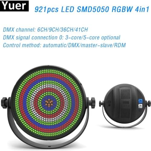 LED Par Lights 921Pcs SMD5050 RGBW 4IN1 DJ LED Par Lights Beam Wash Disco Light DMX Controller Effect For Paty Stage Lighting