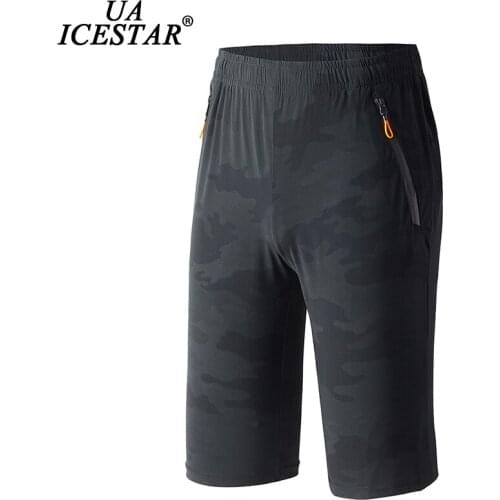 UAICESTAR Brand Jogger Men Cropped Trousers 2021 Summer Camouflage Slim Shorts Men Fashion Casual Sport Breathable Mens Shorts