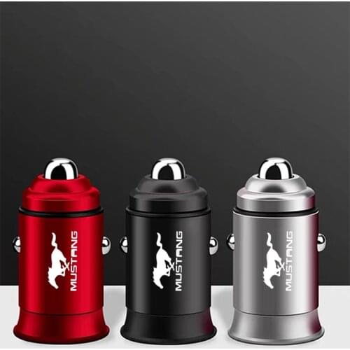 Charge 4.0 3.0 USB Car Charger Auto Type C PD Fast Car Mobile Phone Charger for For Ford Mustang GT SHELBY AUTO Accessories