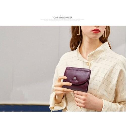 Womens Wallet Short Women Coin Purse Fashion Wallets For Woman Card Holder Small Ladies Wallet Female Hasp Mini Leather wallet