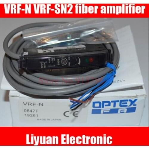 1pcs VRF-SN2 Fiber Optic Amplifier VRF-N Fiber Optic Sensor Photoelectric Sensor