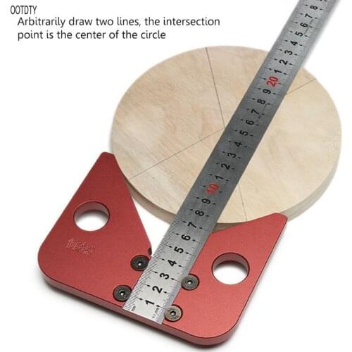 45 degree angle scribe round center line scribe wood ruled carpenter round heart ruler layout gauge woodworking tools