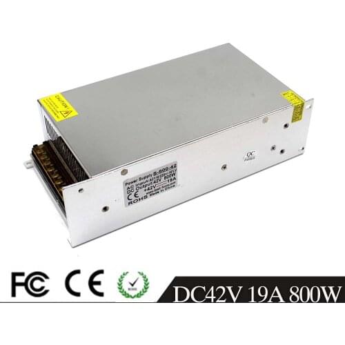 800W 42V 19A Single Output Switching Power Supply Driver Transformers 220V 110V AC To DC42V Smps for CNC Machine DIY LED CCTV