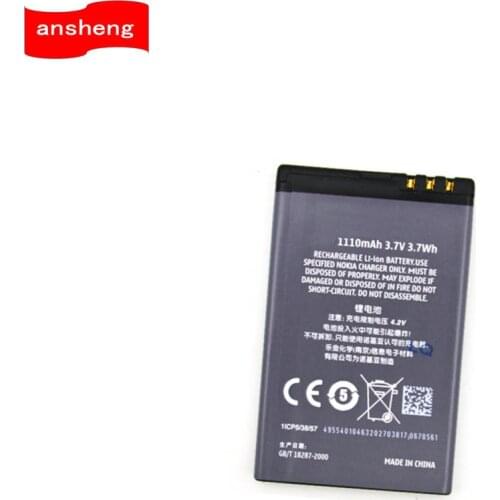 Good Quality 1000mAh battery for NOKIA Asha 305 311 C5-03 C5-04 C5-05 C5-06 C5-3 E66 E75 N515 3120 Classic 500 515 ETC