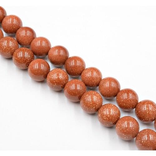 Natural Gold Sand Galaxy Round Stone Beads Stars Wholesale Beads Loose Beads for Jewelry Making DIY Free Shipping 4-12mm