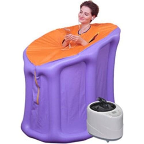 Home Steam Sauna Room 4.2L 2000W EU Plug Inflatable Tent Steamer Family Relaxing Sauna Sweat And Detoxing Sauna Box