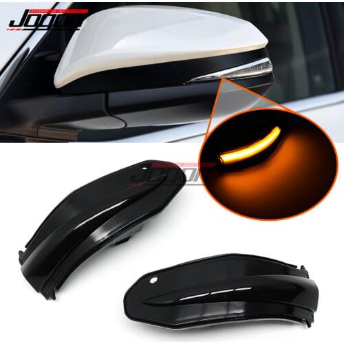 For Toyota Harrier XU60 XU80 2013-2020 2021 LED Dynamic Turn Signal Light Side Wing Rearview Mirror Indicator Lamp Blinker Trim