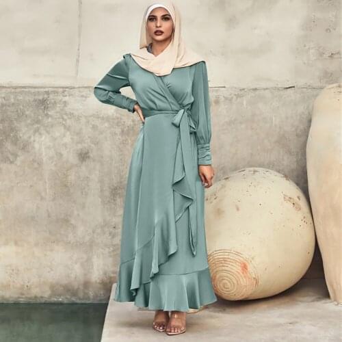 Kaftan Abaya Turkey Dubai Muslim Hijab Dress Islam Arabic Robe Longue Femme Musulmane Caftan Marocain Evening Dresses for Women