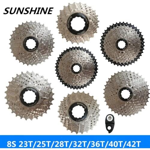 SUNSHINE 8-speed 24-speed cassette flywheel mountain / road bike sprocket shifting gear 11-32 / 36/40 / 42T
