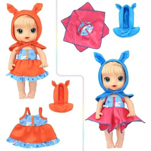 2021 New Doll Clothes for 12 Inch 30CM Toys Crawling Doll Accessories Fashion Princess Dress Swimsuit Girls Gift