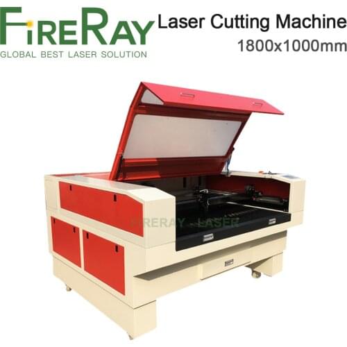 FireRay Co2 Laser Engraver Machine 1810 100W Laser Tube RDC6445G Controller for Co2 Laser Cutting Machine DSP System Cutting