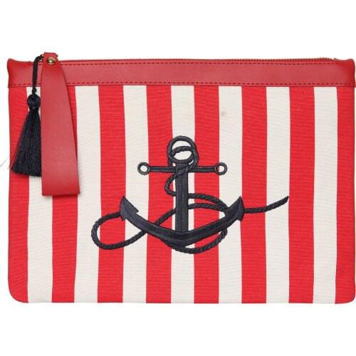 Fashion Womens Clutch Bag Trend Handbag Bags For Women Cotton High Quality Anchor with rope Luxury Bag Women Day Clutches bag