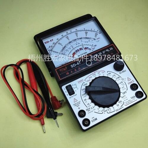SD-47 MF47 Pointer Multimeter, Electric Meter, Measurable Capacitance, Battery, Internal Magnetic Meter
